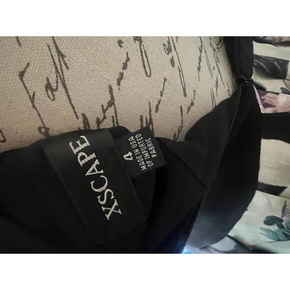 Xscape Designer Women's Floral Mini Cocktail Dress Size 4 w/Pockets - Picture 2 of 8